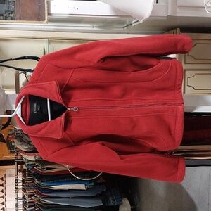 E-studio Cherry Red Fleece Jacket